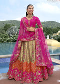 Pink Elegant Silk Designer Lehenga