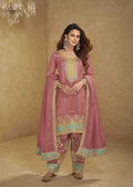 Pink Simar Silk Salwar Suit