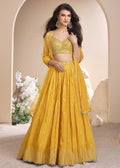Buy Yellow Embroidered Lehenga Choli